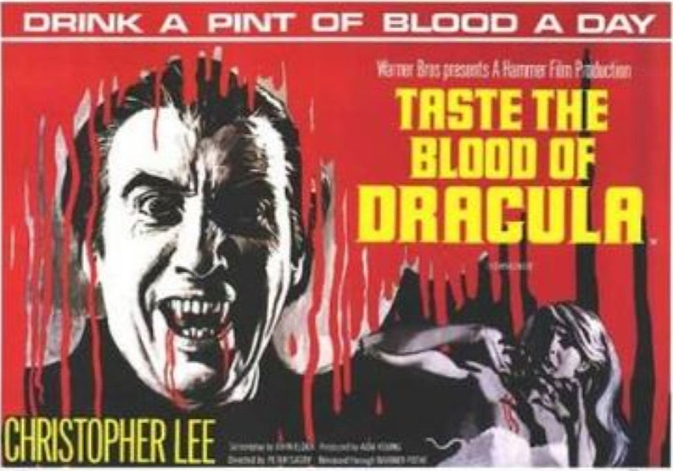 Taste of the Blood of Dracula poster
