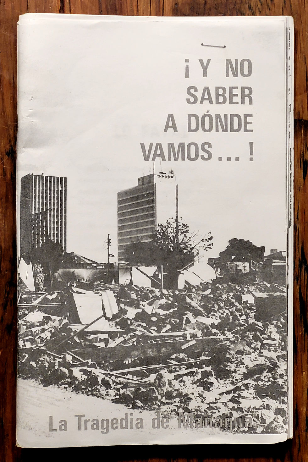 The Tragedy of Managua