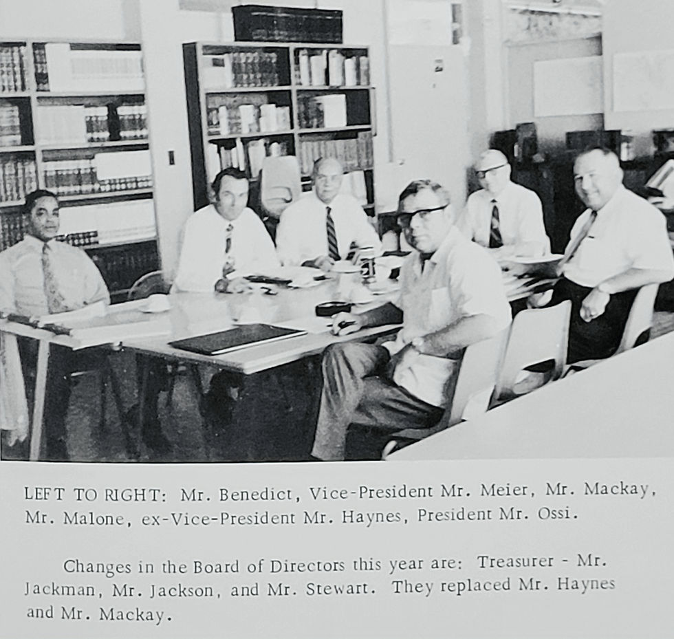 The A.N.S. School Board of Directors
