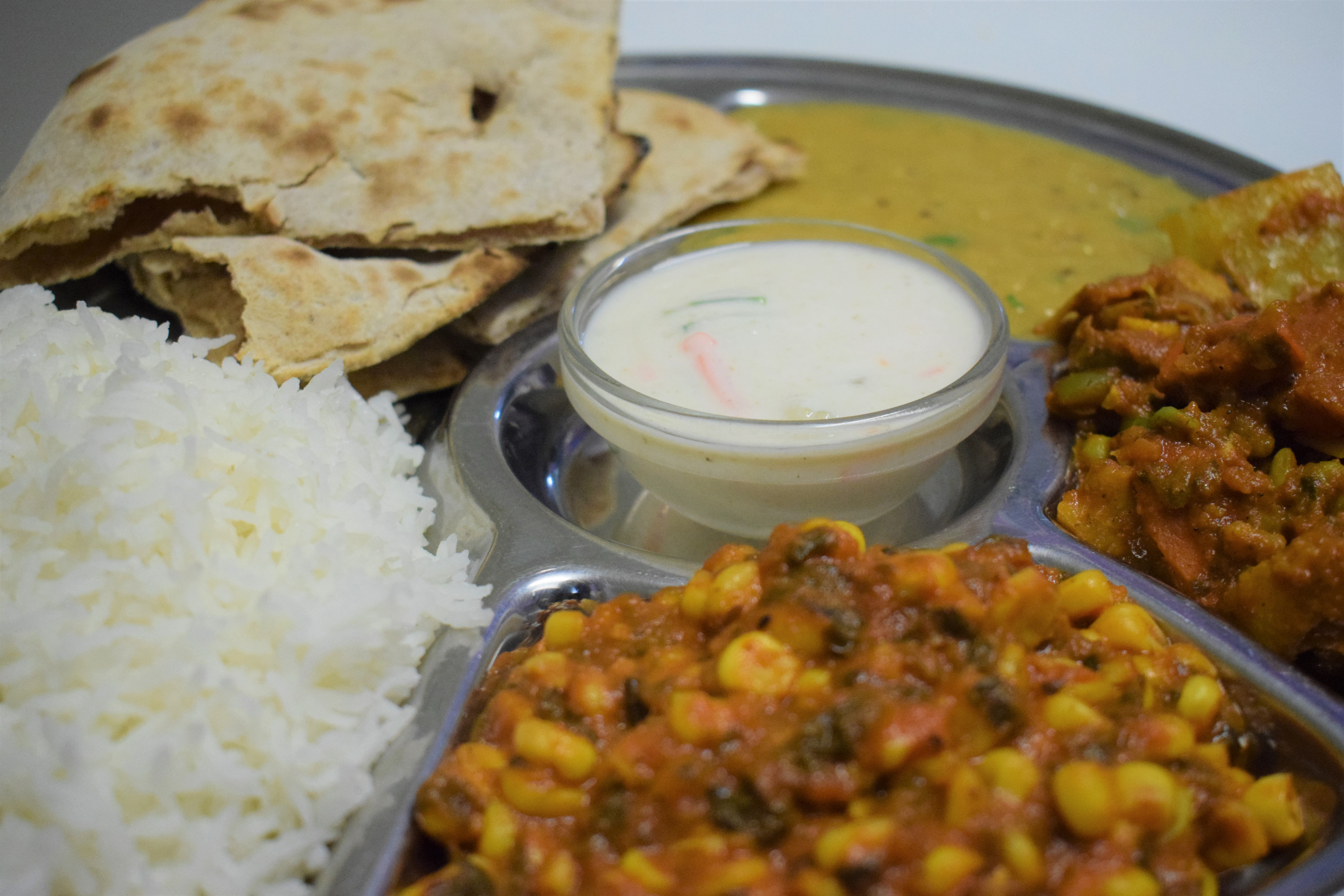 Arranged Food and Objects