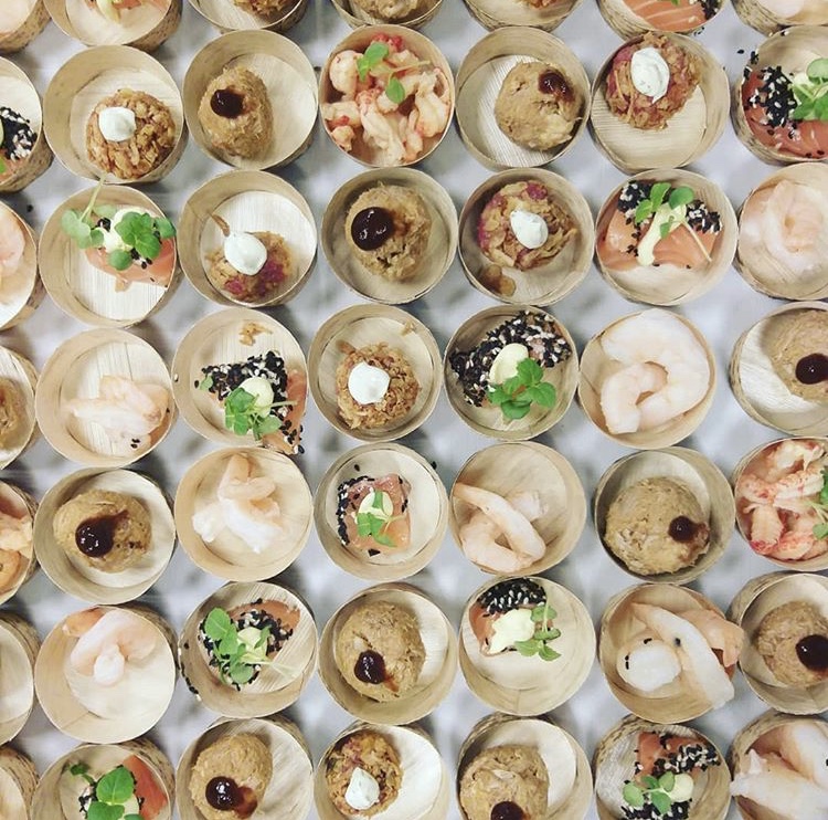 Arranged Food and Objects