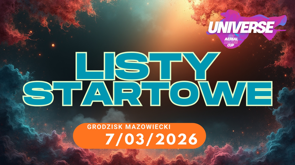 AKTUALIZACJA#1 -  Listy startowe UNIVERSE CUP 2026