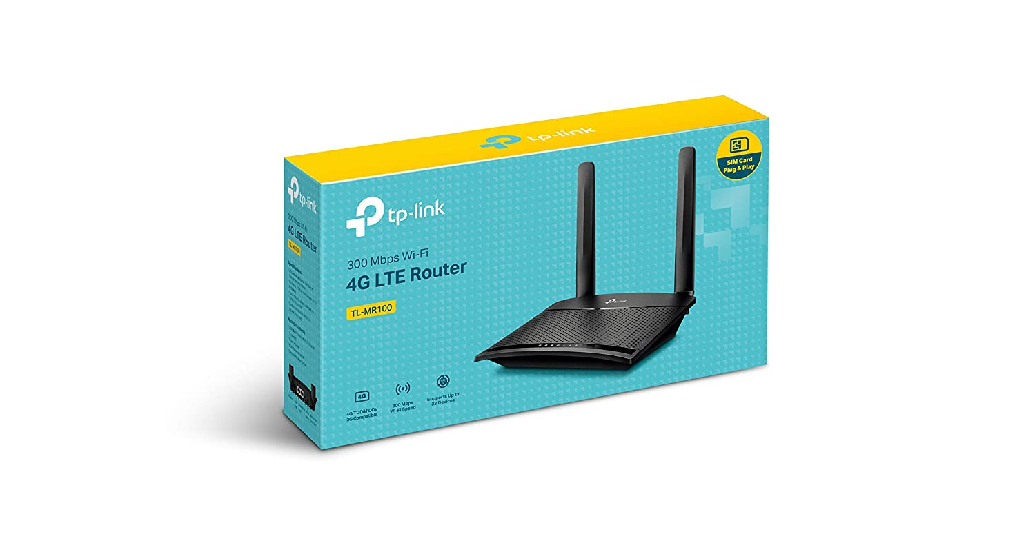 TP-Link TL-MR100 300Mbps Wireless N 4G LTE Router