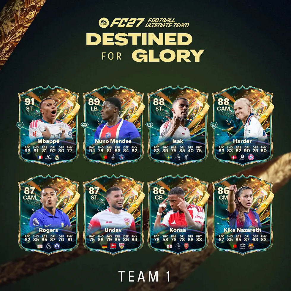 DESTIN GLORIEUX TEAM 1 FC 27
