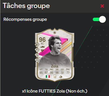 ZOLA 96 FC 24 FUTTIES