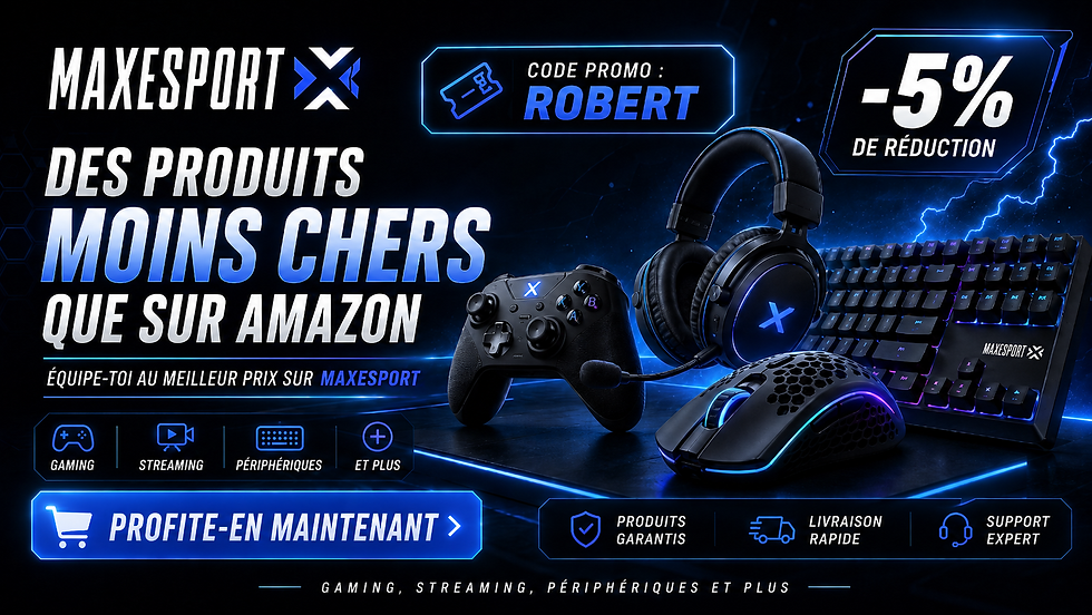 maxesport code promo robert