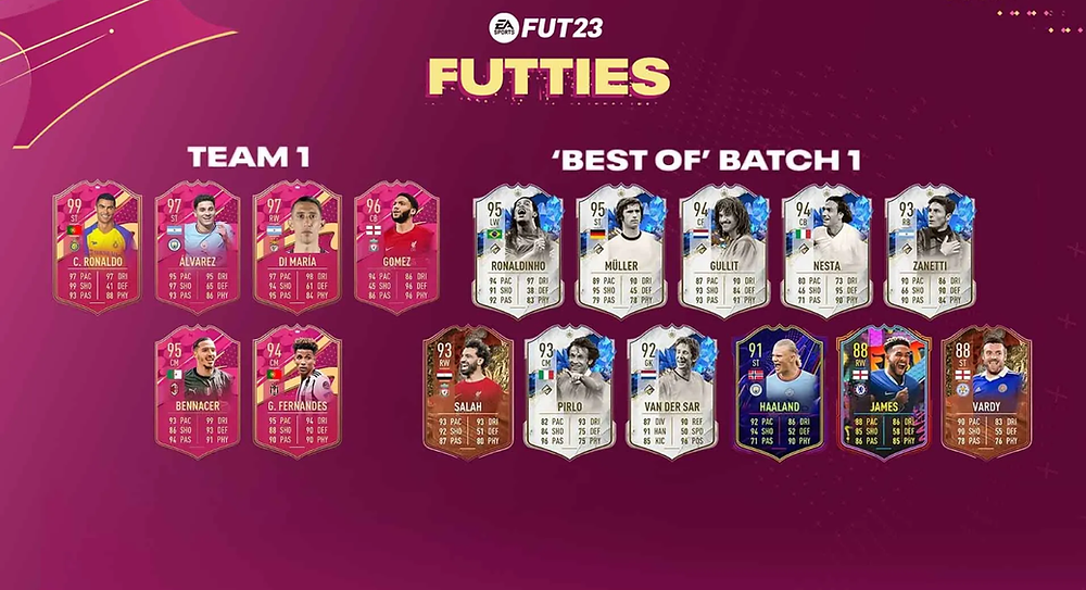 LES FUTTIES SUR FIFA 23 ! Tout ce que vous devez savoir sur la TEAM 1