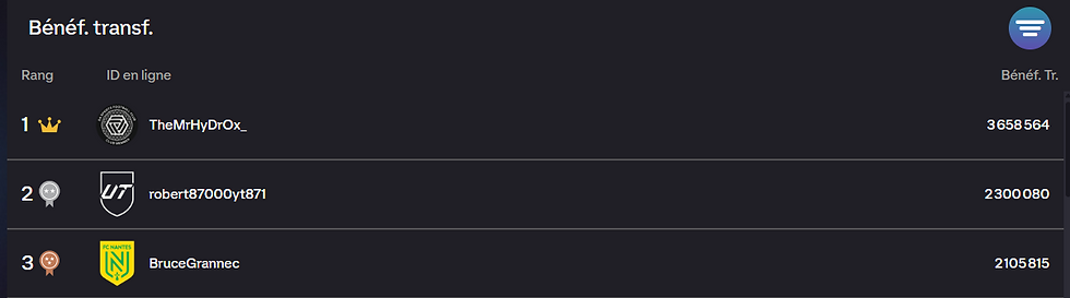 benef transferts robert 87000