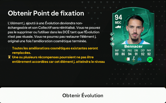 obtenir evolutions fc 26