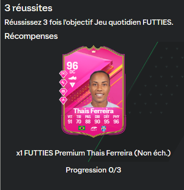 THAIS FERREIRA FUTTIES 96 FC 24
