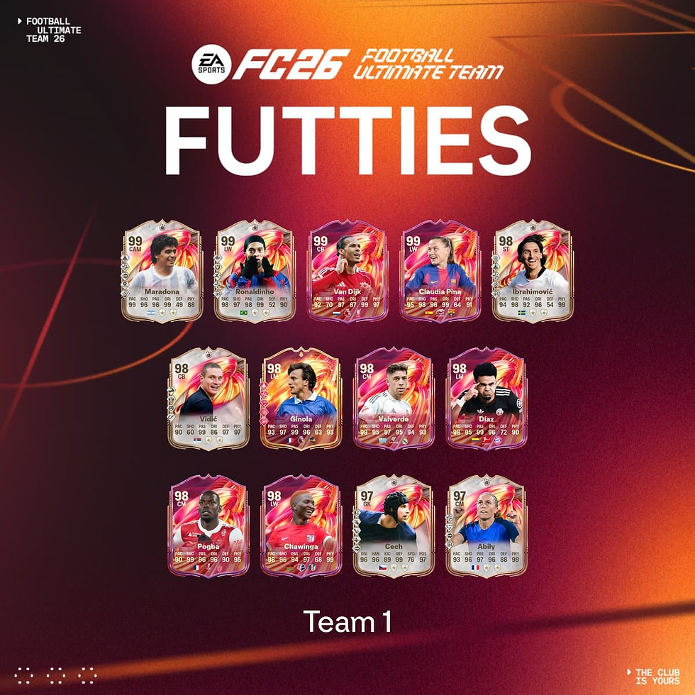 Futties team 1 partie 1 fc 26 