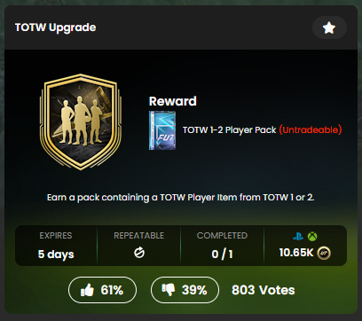 TOTW UPGRADE FC 27