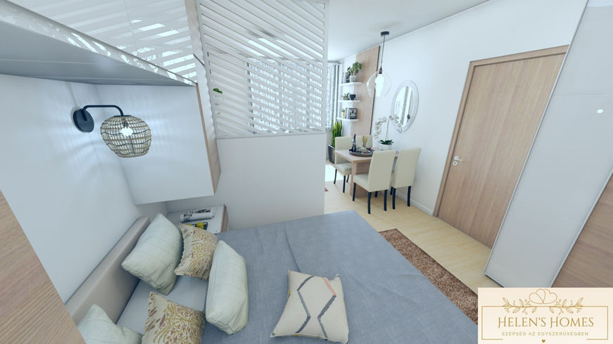 hálófülke 3D-s látványterve