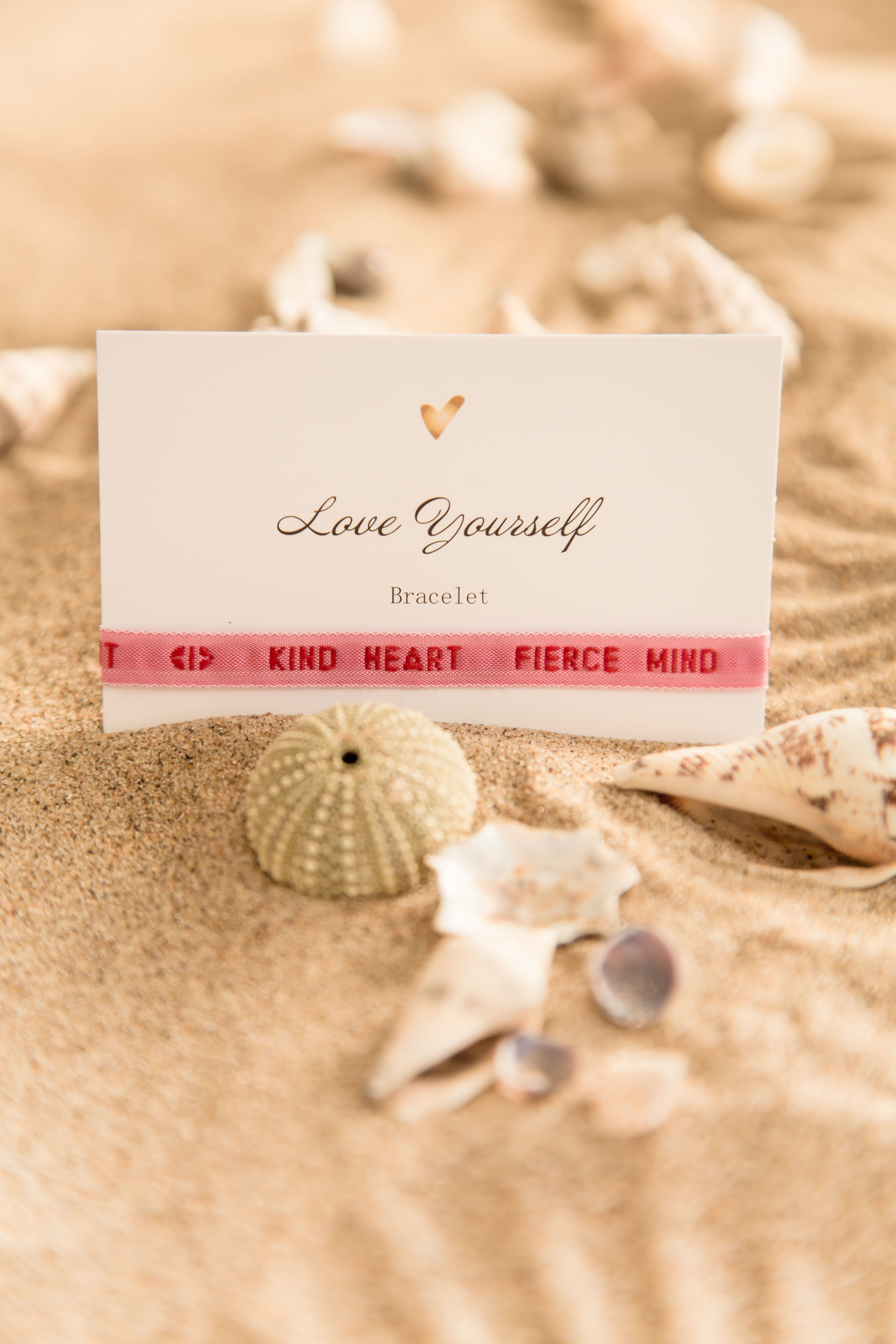 Armbandje Kind Heart Fierce Mind Brave Spirit