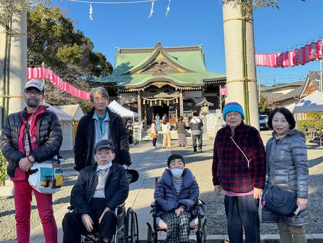 龍口明神社へ初詣