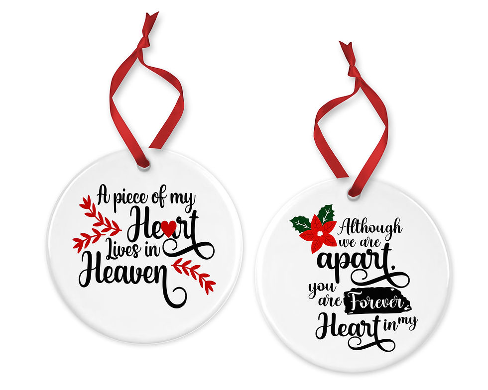 Thumbnail: Cardinal Memorial Ornaments