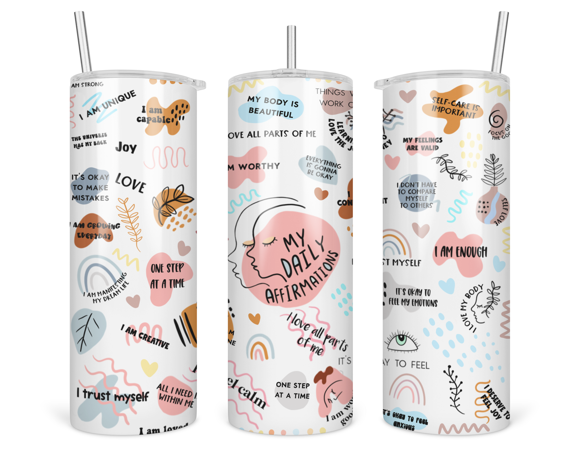 Daily Affirmation Tumbler