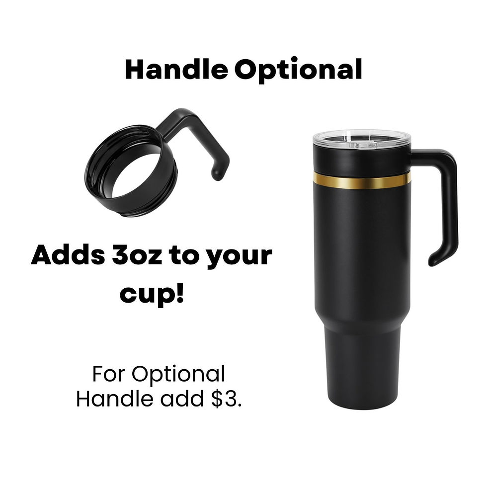 Thumbnail: 40oz Gold Engraved Tumbler