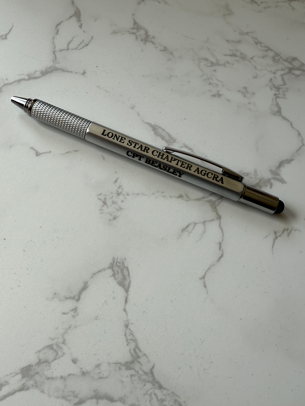 Silver multitool AGCRA pen with name customization