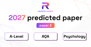 AQA A-Level Psychology | Paper 2 | 2027 Predicted Paper