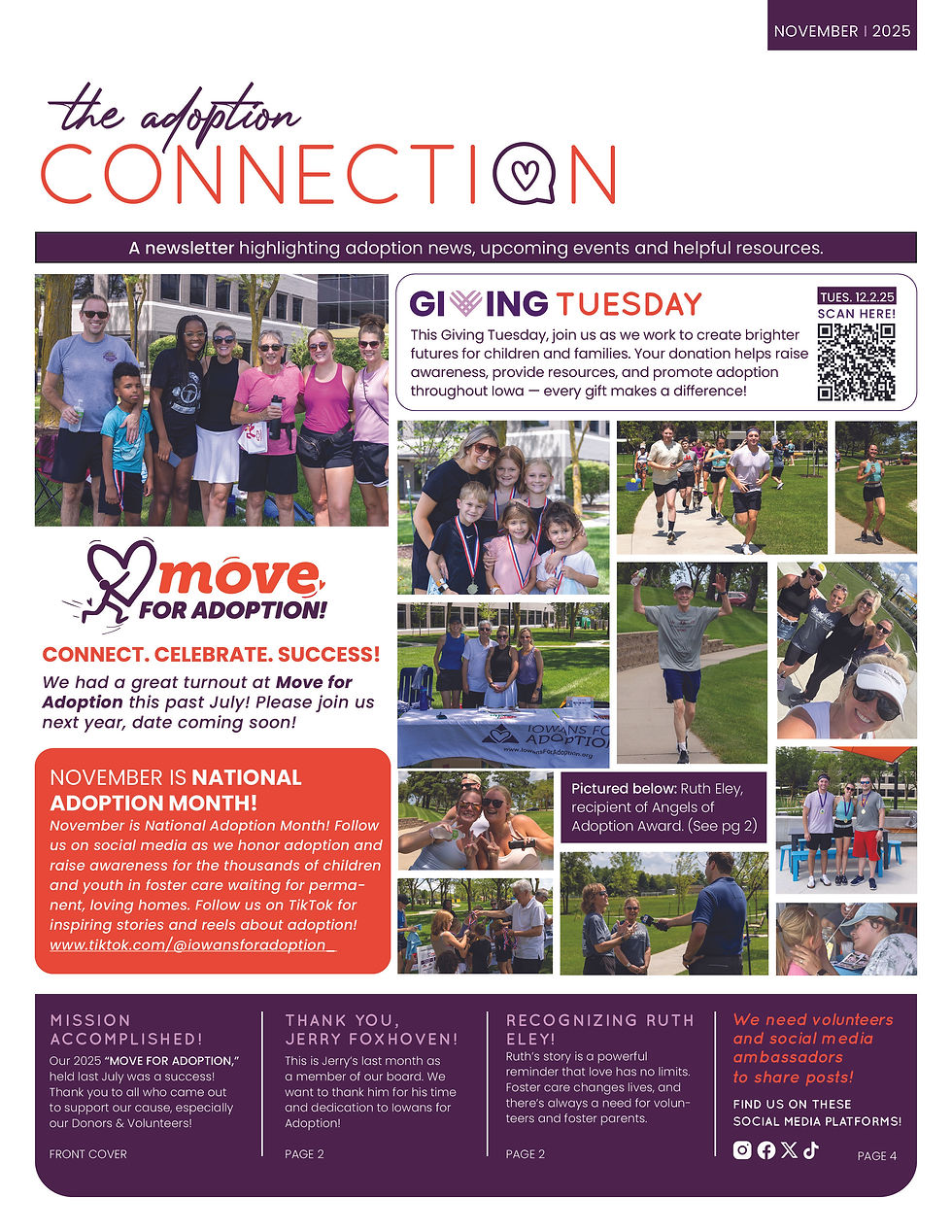 Giving Tuesday and Move for Adoption