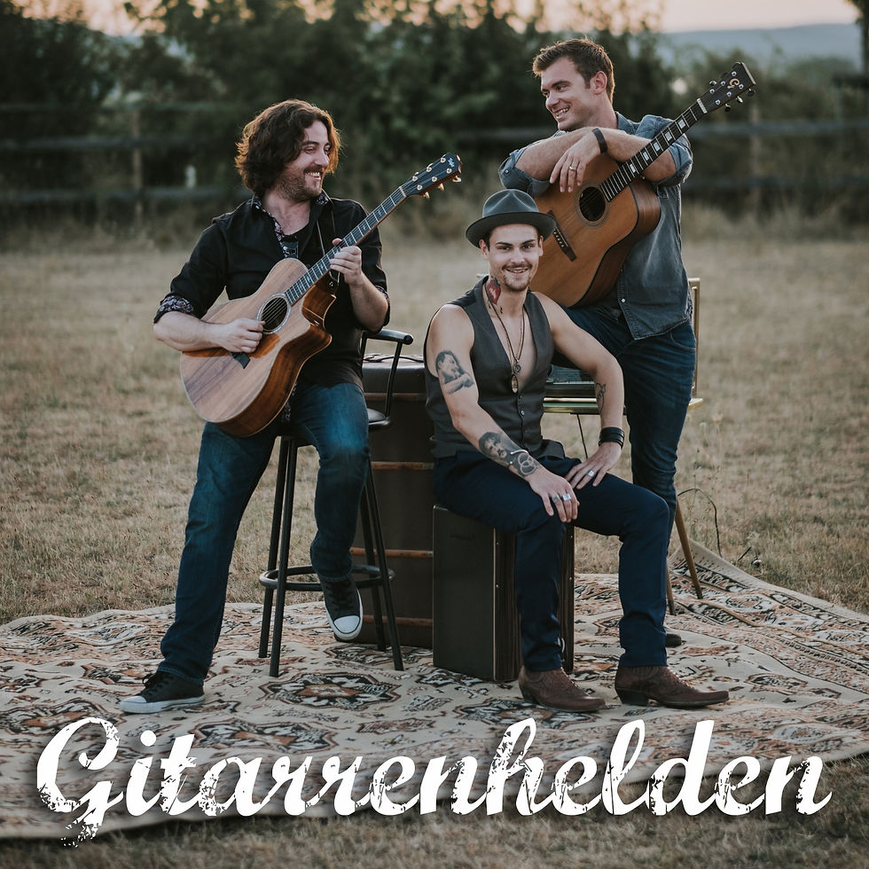 NUR NOCH ABENDKASSE!! Gitarrenhelden am 22.08.2021 im Weingut Glaser