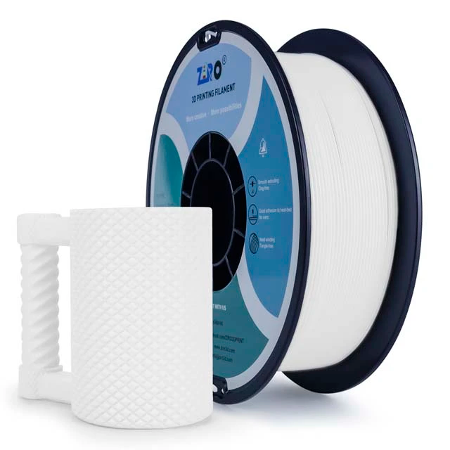 Miniature : ZIRO PLA PRO Filament - Basic color, Snow white, 1kg, 1.75mm