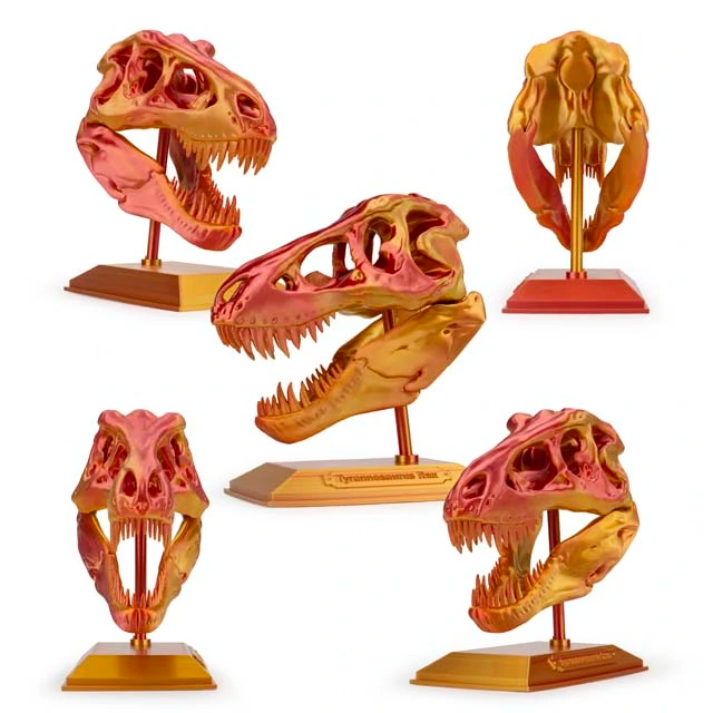 Miniature : ZIRO Triple Color Co-extrusion Silky PLA Filament - 1kg, 1.75mm, Gold&Red