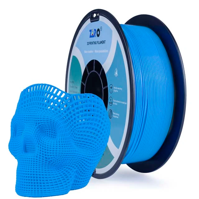 Miniature : ZIRO PLA PRO Filament - Fluorescent color, Fluo-blue, 1kg, 1.75mm