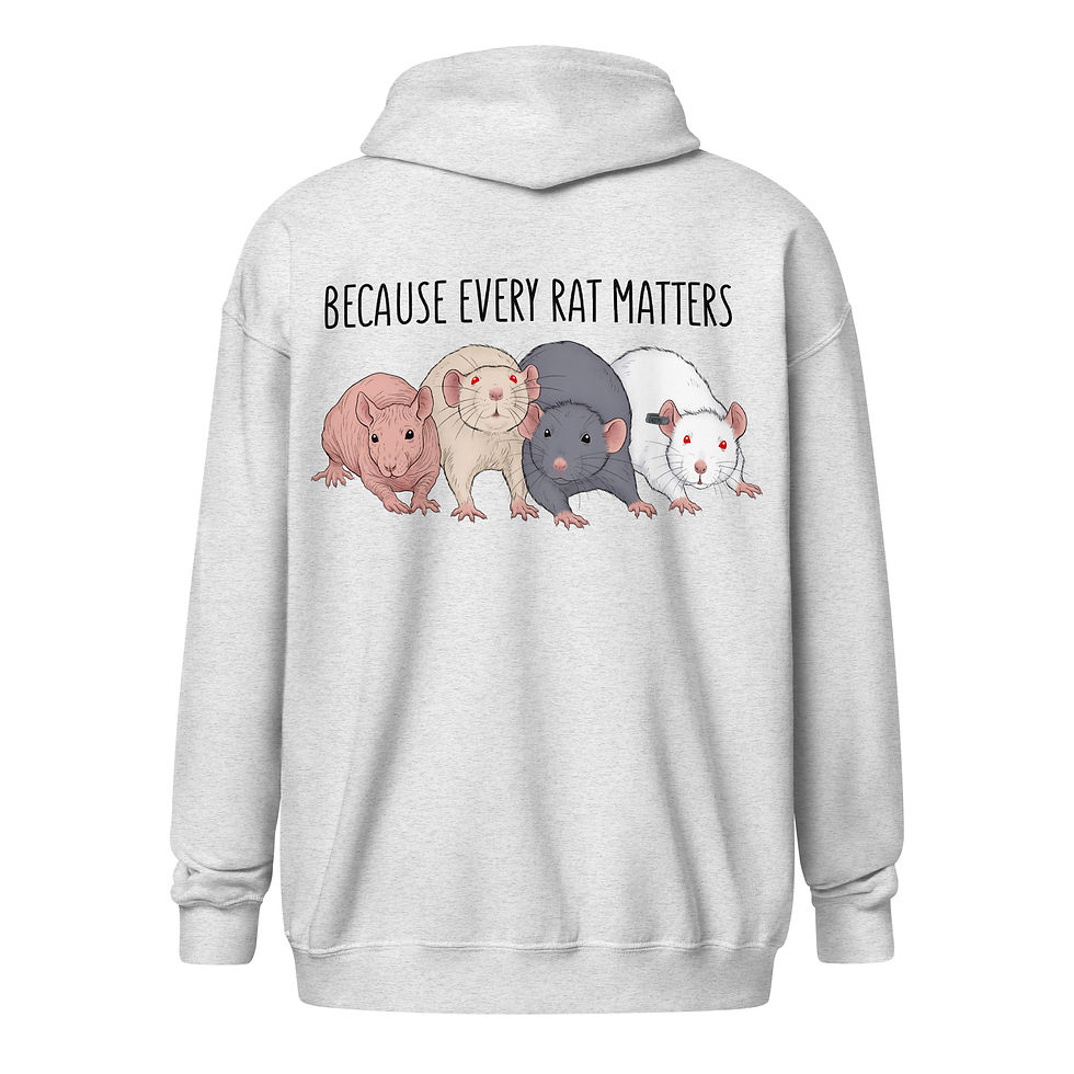 Thumbnail: Every Rat Matters Zip Hoodie