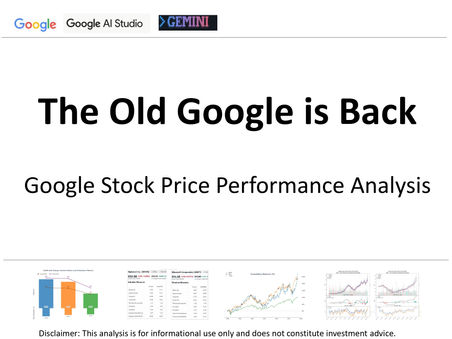 Google - The old edge is back.By Dec ’24, in AI, I had written Google off. Now, the balance has shifted