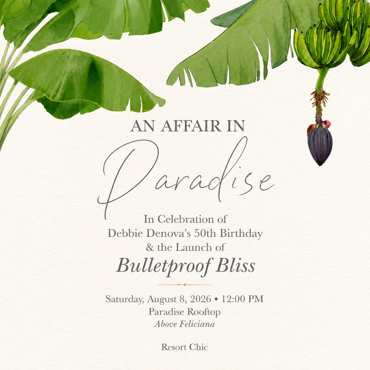 An Affair in Paradise Celebration Pass $79