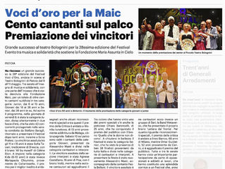 La Nazione pubblica finali 28° Festival Voci d'Oro