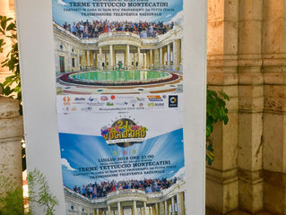 Città Montecatini tappezzata di manifesti 21° Festival voci d'oro