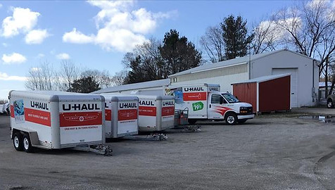 U-Haul trucks and trailers for rent in Berrien Springs.