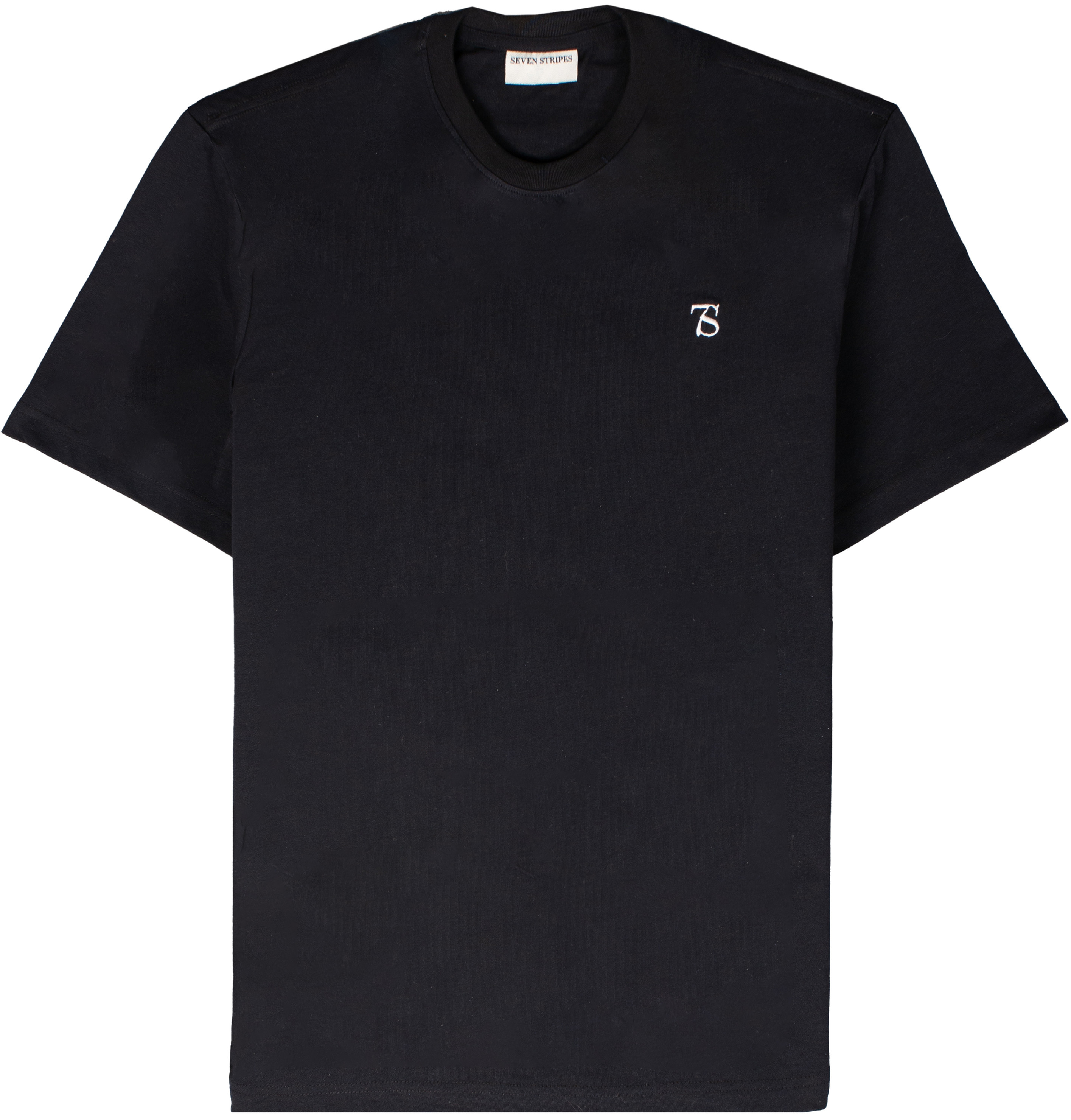 Black mercerised Cotton T