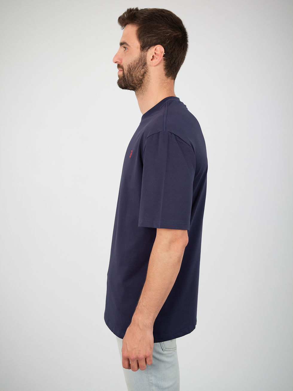 Thumbnail: Navy Cotton T shirt 7S
