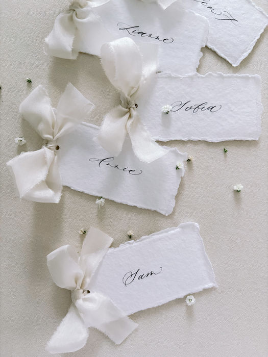 romantic wedding paper goods