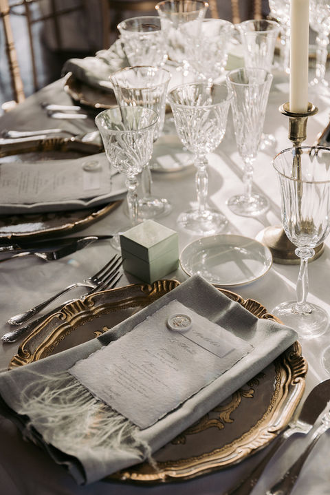 luxury wedding menus