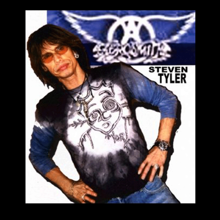 YORK - Music - Steven Tyler of Aerosmith in York Clothing 1 of 1.gif