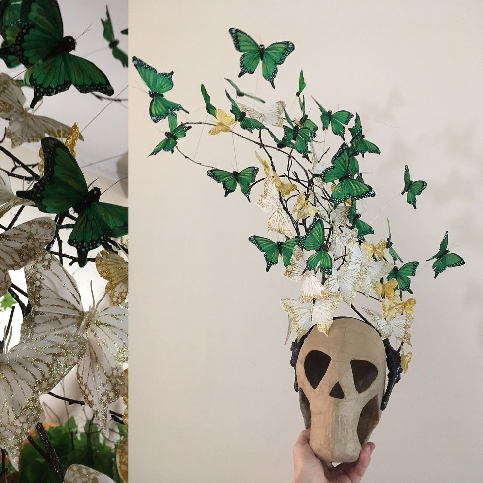Custom Butterfly Headdress