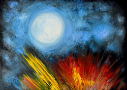 Light in the Night A1 Canvas