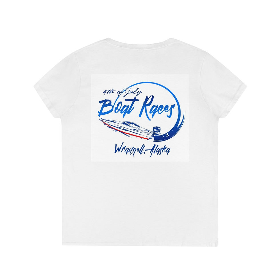 Thumbnail: Ladies' V-Neck T-Shirt