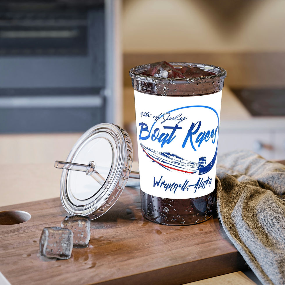 Thumbnail: 4th of July Boat Races Double Walled Acrylic Cup