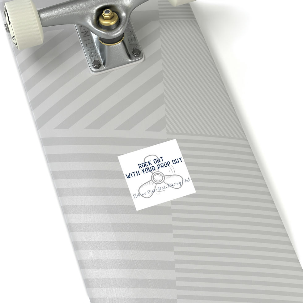 Thumbnail: Rock Out with your Prop Out Square Sticker, Indoor\Outdoor