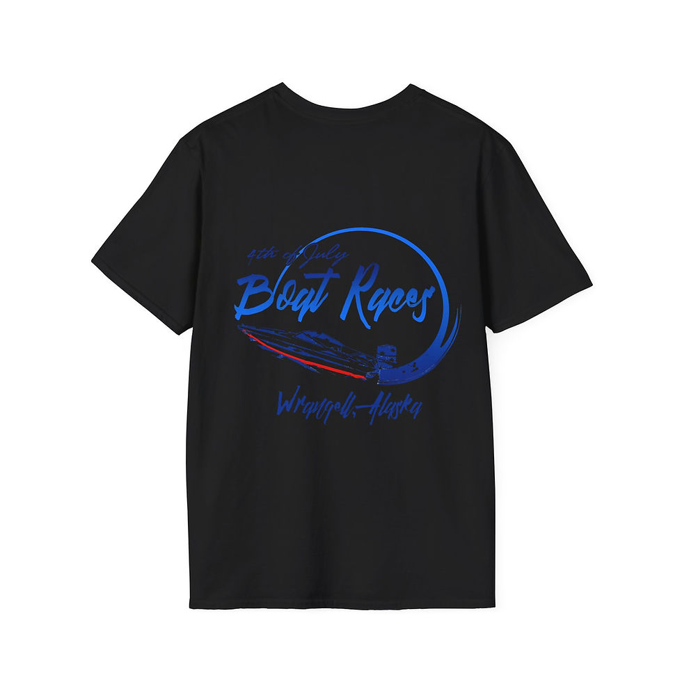Thumbnail: SRRR/4th of July Boat Races Unisex Softstyle T-Shirt