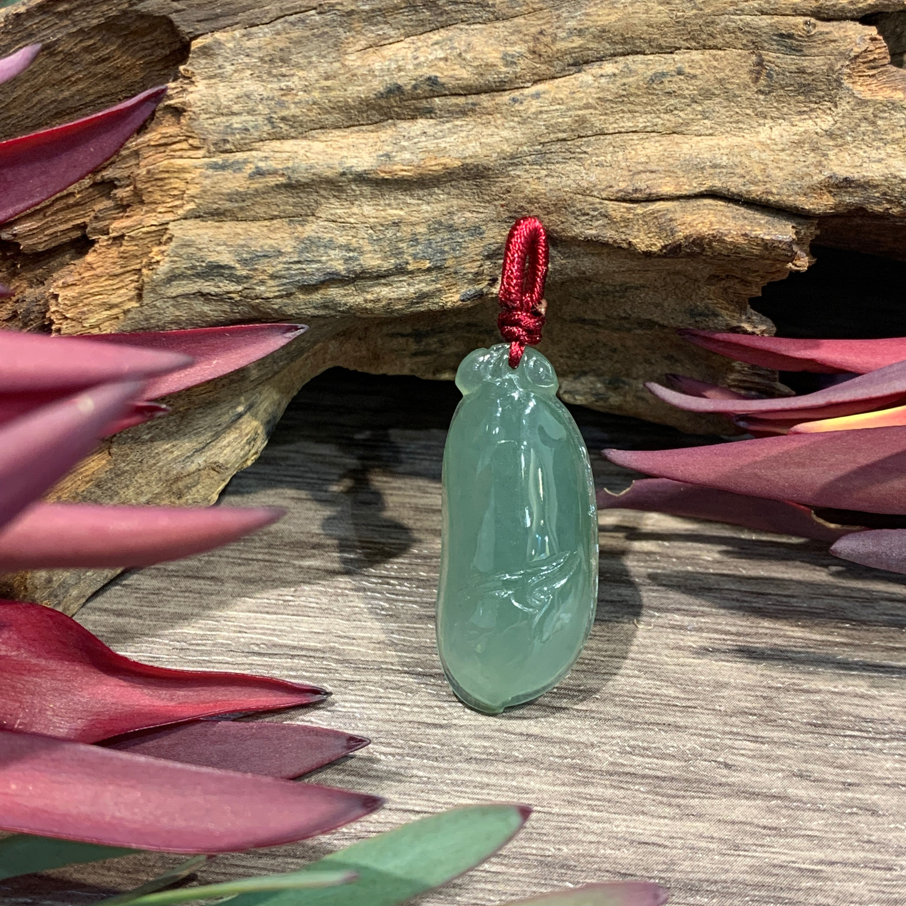 A玉 - 冰種湖水綠福壽果 (V-9372)