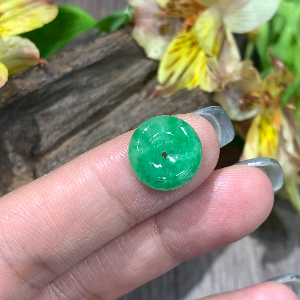 縮圖：A玉 - 冰種滿綠懷古 (RR-12113)