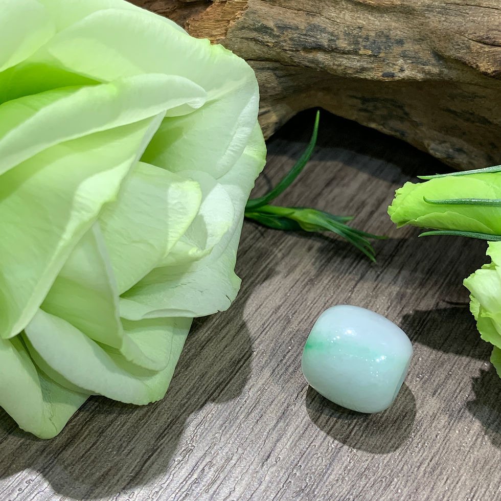 縮圖：A玉 - 冰糯種椿帶彩路路通 (R-8362)