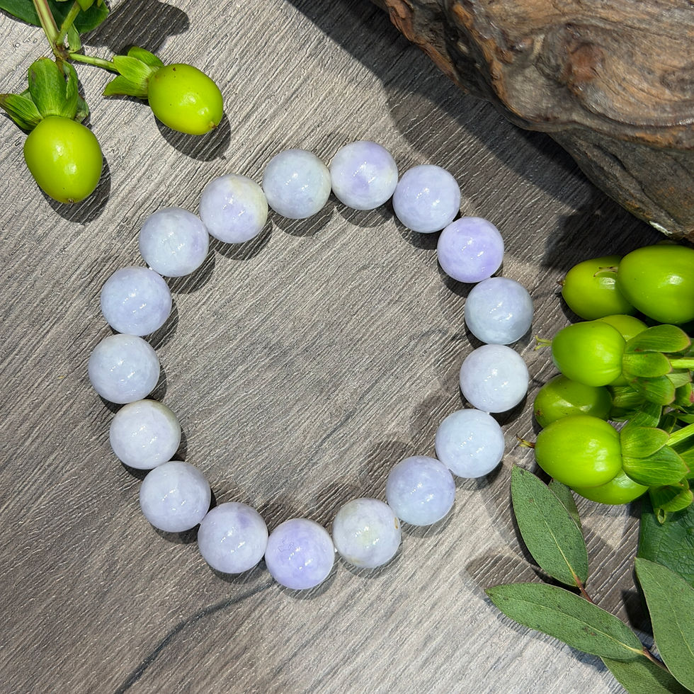 縮圖：A玉 - 冰紫羅蘭手珠串 [HR-11586]